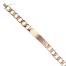 9ct Yellow Gold Curb ID Bracelet 7.5"