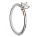 Tiffany & Co. Platinum 0.25ct Princess Cut Diamond Solitaire Ring
