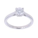 Platinum 0.75ct Diamond Brilliant Cut Diamond Solitaire Ring