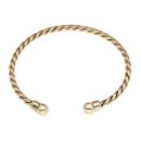 9ct Yellow Gold Twist Torque Bangle