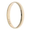 14ct Yellow Gold Plain 3mm Wedding Band