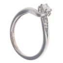 9ct White Gold 0.25ct Diamond Solitaire Ring