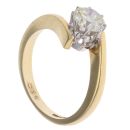 18ct Yellow Gold 1.10ct Brilliant Cut Diamond Solitaire Ring