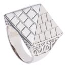 Silver Pyramid Ring By Icesia