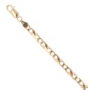 9ct Yellow Gold Fancy Bracelet 7"