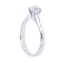 18ct White Gold 0.59ct Brilliant Cut Diamond Solitaire Ring