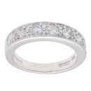 18ct White Gold 1.00ct Brilliant Cut Diamond Eternity Ring