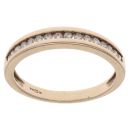 9ct Yellow Gold 0.33ct Brilliant Cut Diamond Eternity Ring