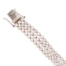 18ct White Gold 7.00ct Brilliant Cut Diamond Bracelet 7"