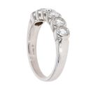 18ct White Gold 1.00ct Diamond Half Eternity Ring