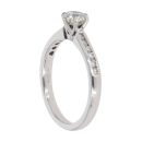 18ct White Gold 0.65ct Brilliant Cut Diamond Solitaire Ring