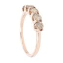 14ct Rose Gold 0.75ct Diamond Five Stone Ring