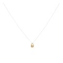 9ct Yellow Gold Tear Drop Pendant And Chain