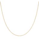 9ct Yellow Gold Bead Chain 26"