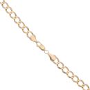 9ct Yellow Gold Curb Chain 22"