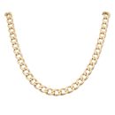 9ct Yellow Gold Curb Chain 20"