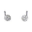 9ct White Gold 0.44cts Diamond Stud Earrings by Anya Belle