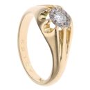 18ct Yellow Gold 0.25ct Diamond Signet Ring
