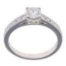 Platinum 1.00ct Solitaire Diamond Ring