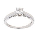 18ct White Gold 0.50ct Diamond Solitaire Ring