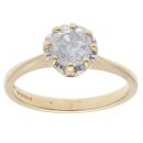 18ct Yellow Gold 1.00ct Brilliant Cut Diamond Solitaire Ring