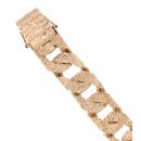 9ct Yellow Gold Patterned ID Bracelet 7.5"