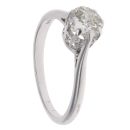 18ct White Gold 0.85ct Diamond Solitaire Ring