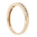 18ct Yellow Gold 0.27ct Diamond Half Eternity Ring