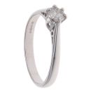 18ct White Gold 0.33ct Diamond Solitaire Ring