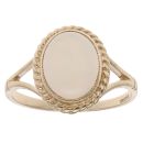 9ct Yellow Gold Opal Single Stone Ring