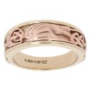 9ct Yellow and Rose Gold Clogau Ring