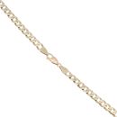 9ct Yellow Gold Curb Chain 18"