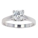 18ct White Gold 1.00ct Diamond Solitaire Ring