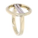 14ct Yellow Gold Fancy 0.10ct Diamond Ring