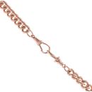9ct Rose Gold Albert T-Bar and Chain 28"