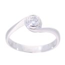 14ct White Gold 0.30ct Diamond Solitaire Ring
