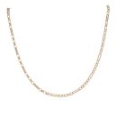 9ct Yellow Gold Belcher Figaro Chain 24"