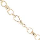 9ct Yellow Gold Greek Key Belcher Chain 28"