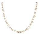 9ct Yellow Gold Figaro Chain 22"