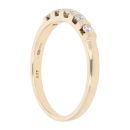 9ct Yellow Gold 0.25ct Brilliant Cut Diamond Five Stone Ring