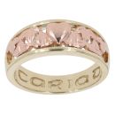9ct Yellow And Rose Gold Vine Of Life Clogau Ring