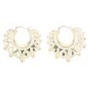 9ct Yellow Gold Gypsy Creole Earrings