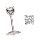 9ct White Gold 0.60ct Brilliant Cut Diamond Stud Earrings