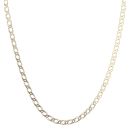 9ct Yellow Gold Double Curb Chain 22"