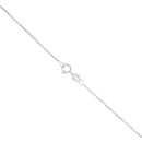 18ct White Gold 0.50ct Diamond and Pink Sapphire Heart Pendant and Chain 18"