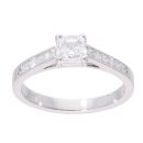 Platinum 1.00ct Diamond Solitaire Ring