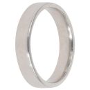 9ct White Gold Wedding Band 4mm