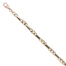 9ct Yellow Gold Fancy Bracelet 7.5"