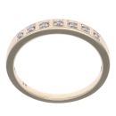 9ct Yellow Gold 0.05ct Diamond Eternity Ring