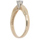9ct Yellow Gold 0.15ct Diamond Solitaire Ring